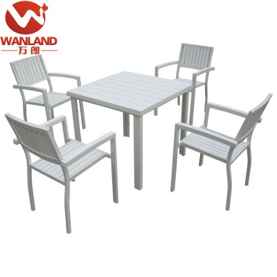 5pcs High Quality Aluminum Patio Furniture Outdoor Dining Sets